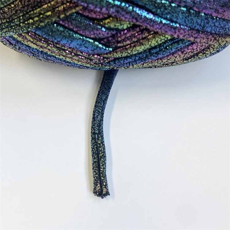 Faux Leather Shiny Crochet Yarn